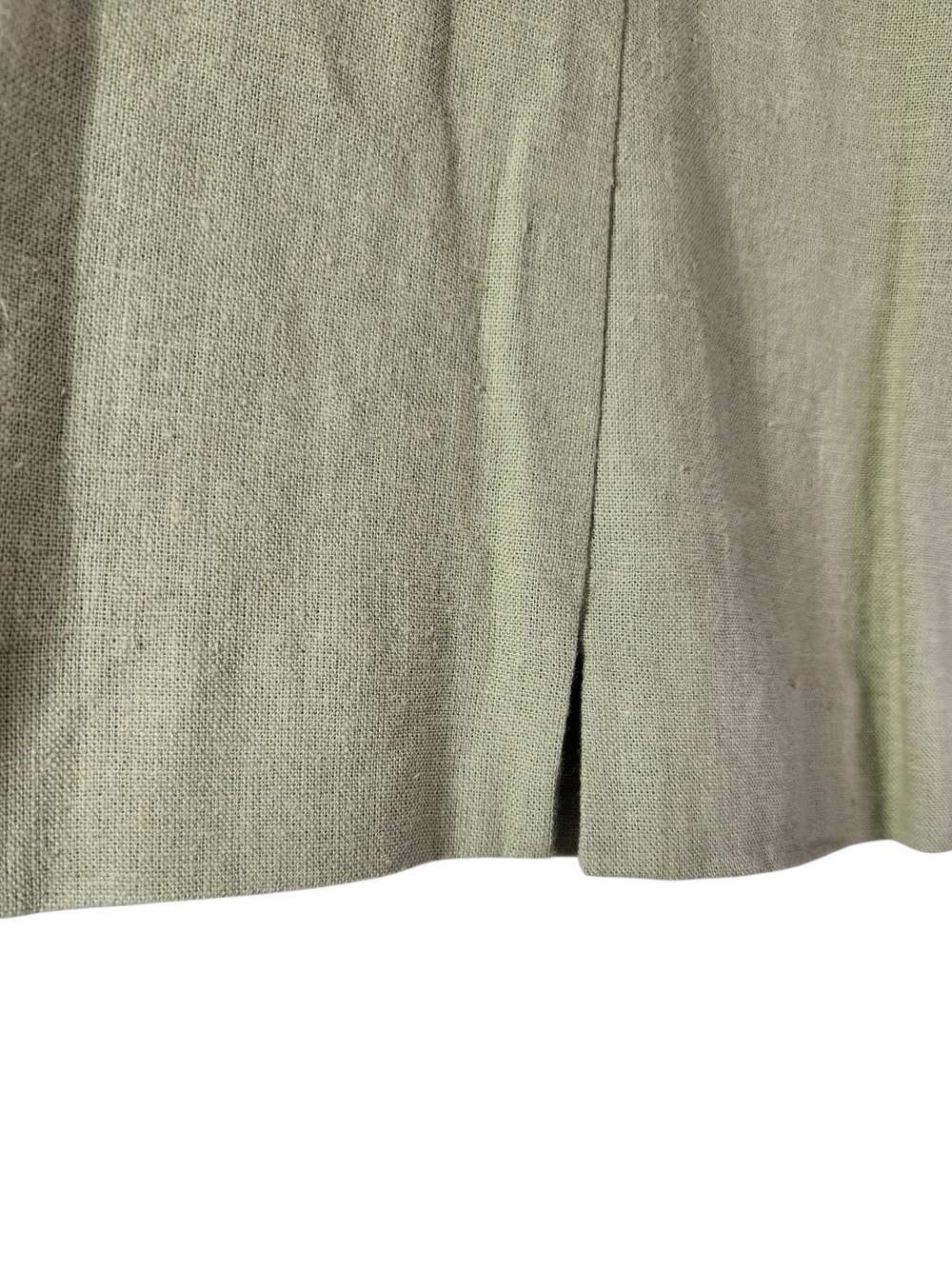 Women’s Sleeveless Button-Front Top in Light Sage - Picture 7 of 11